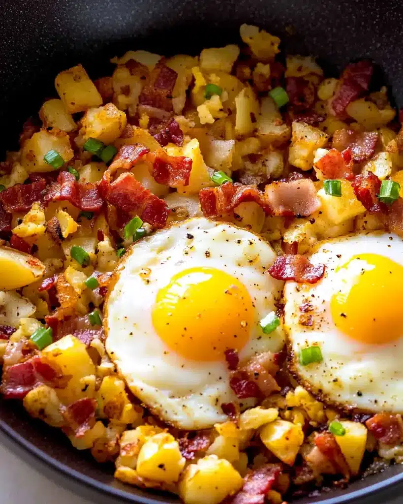 Bacon, Egg, and Potato Breakfast: A Hearty Morning Meal