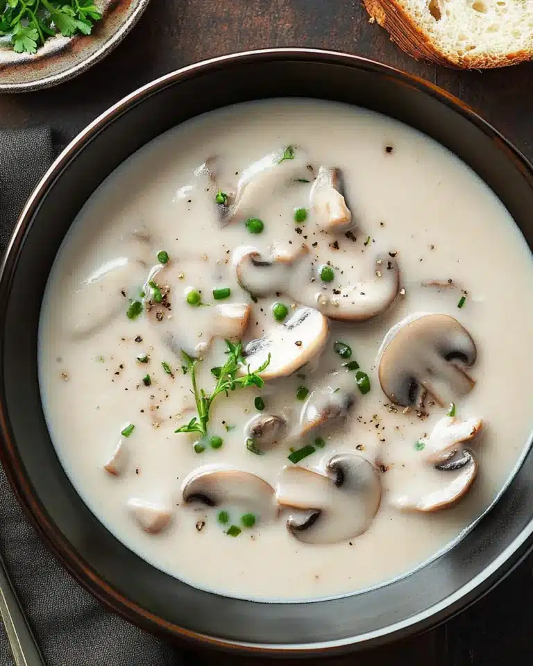 Cream of Mushroom Soup: A Cozy, Homemade Delight