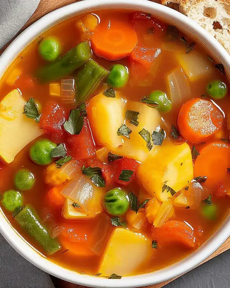 Hearty Vegetable Soup: A Comforting Bowl of Goodness