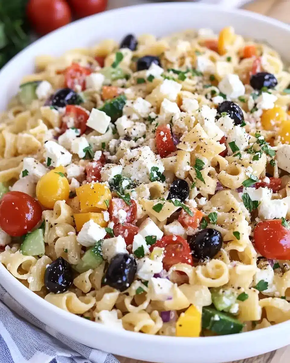 Tips for Greek Pasta Salad