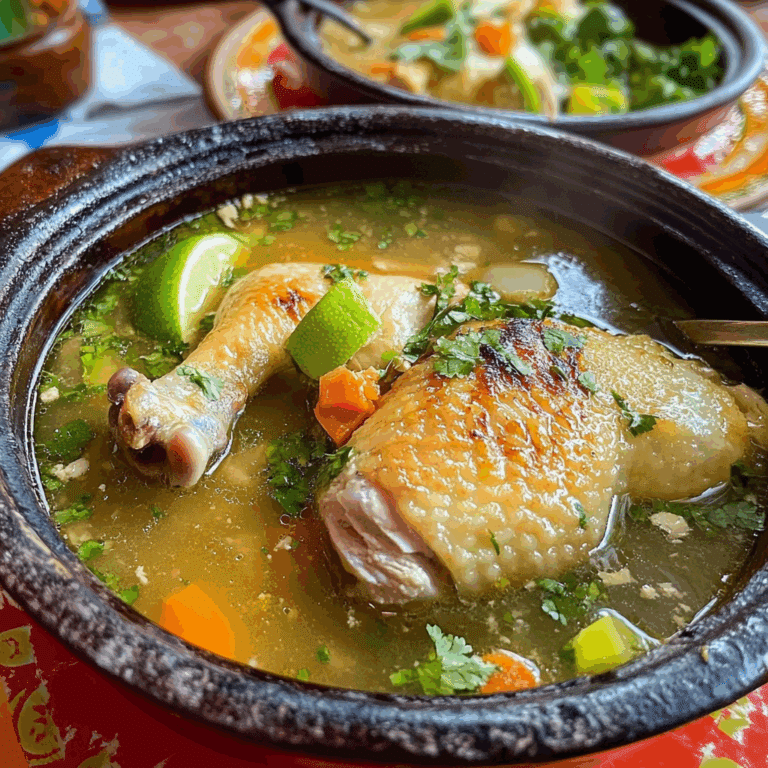 Authentic Caldo de Pollo