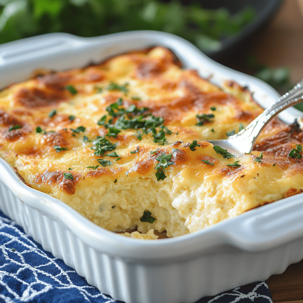 Cheese and Egg Casserole