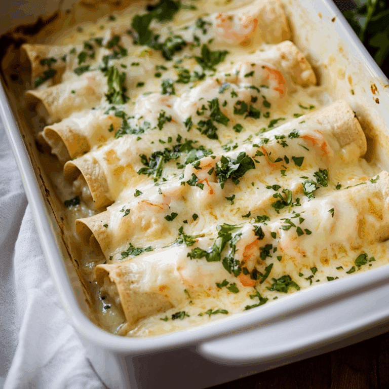 Creamy Shrimp Enchiladas