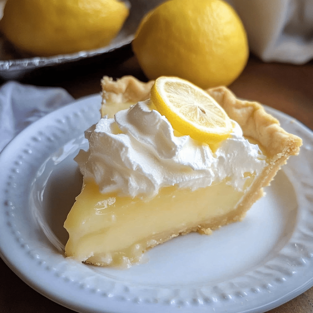 Lemon Chiffon Pie