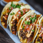 Loaded Bacon Cheeseburger Tacos