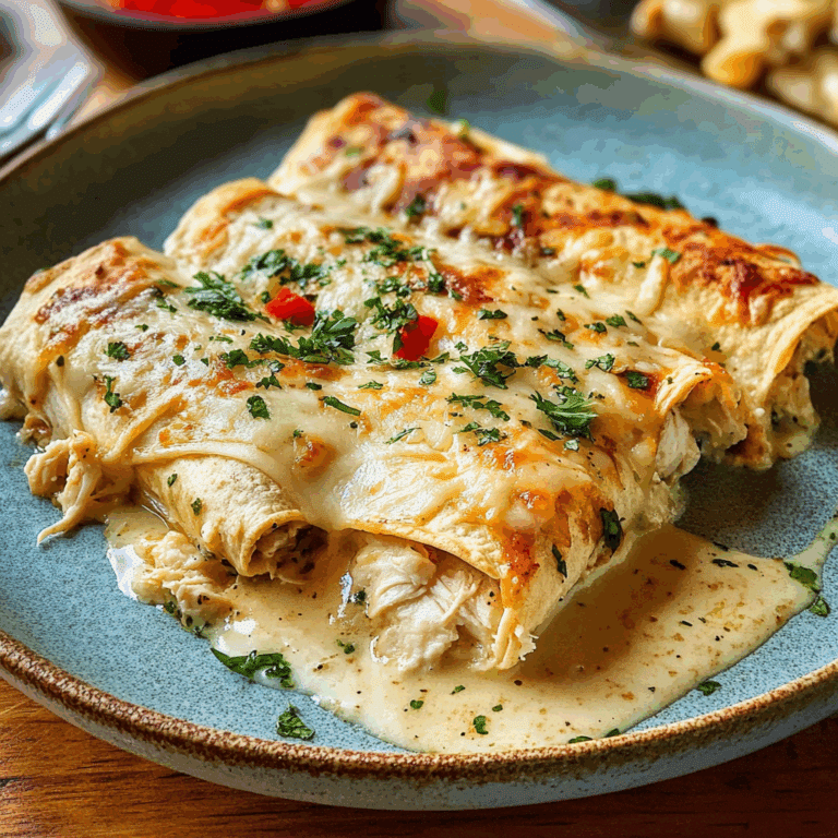 White Chicken Enchiladas