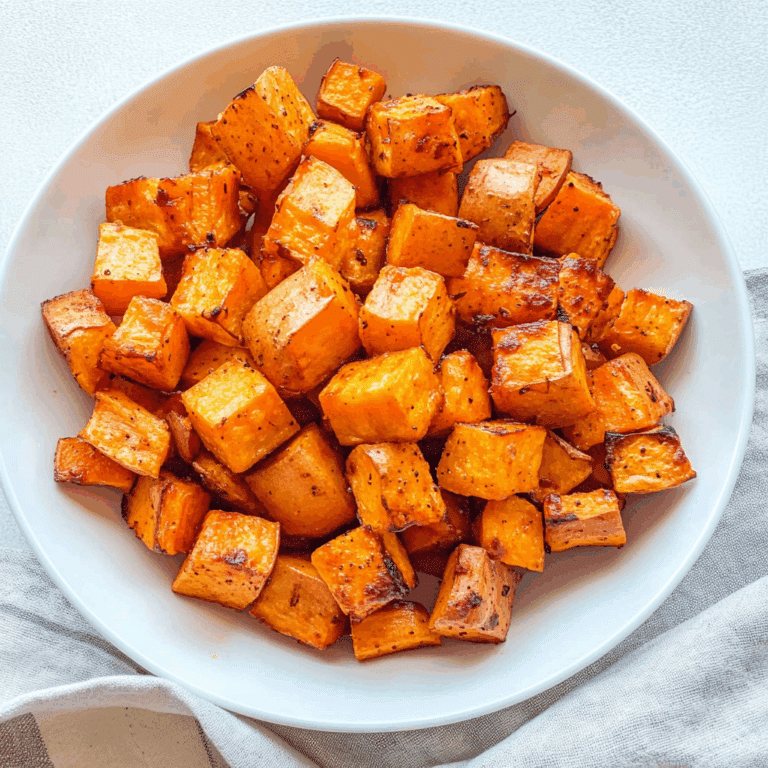 Air Fryer Sweet Potato Cubes