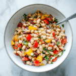 Colourful Rainbow Bean Salad Recipe