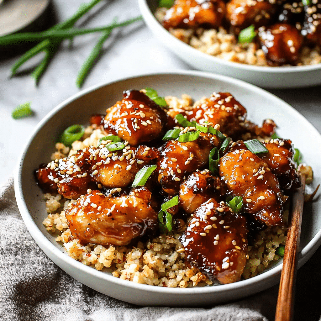 Crispy Chinese Honey Garlic Chicken