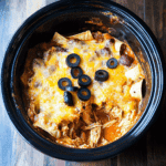 Crock Pot Chicken Enchilada Casserole