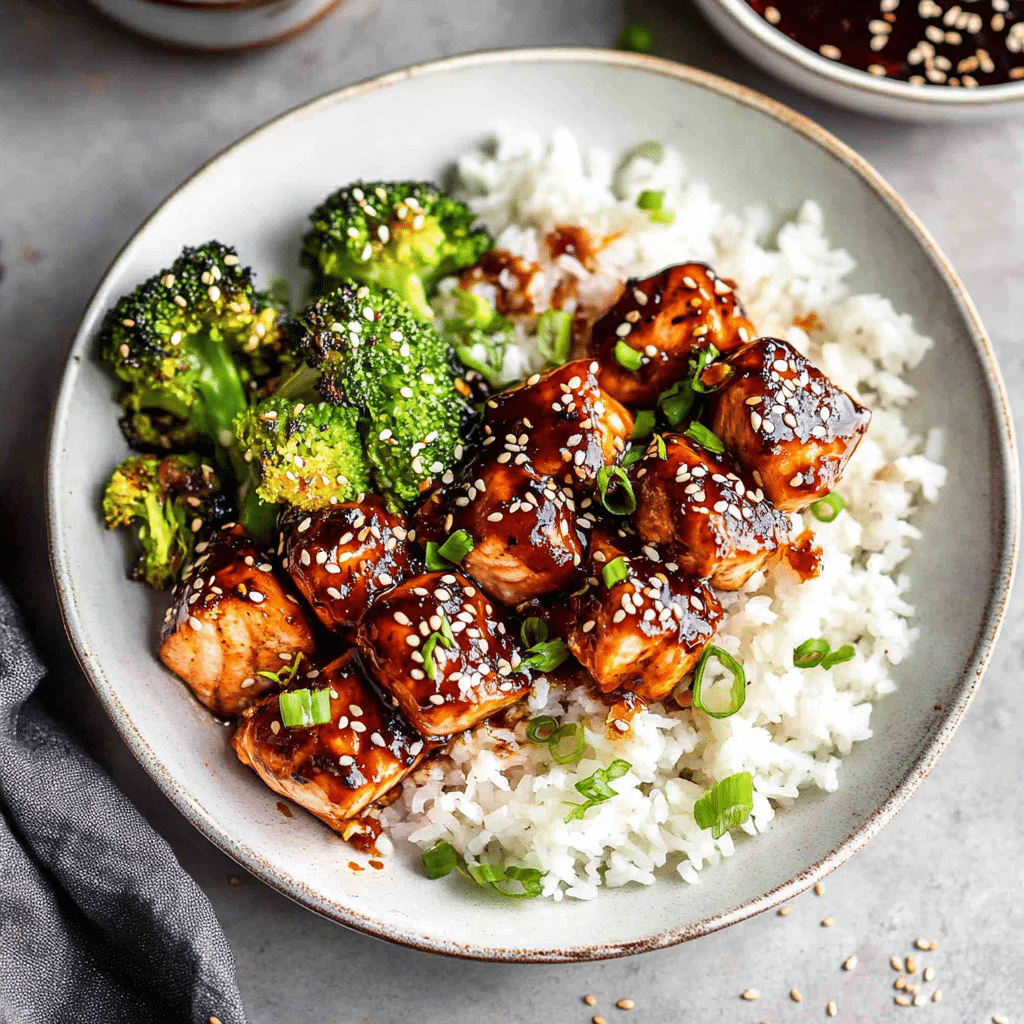Easy Baked Teriyaki Salmon