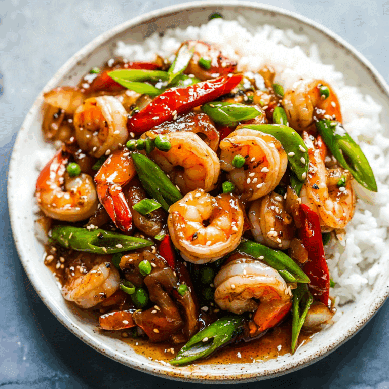 Garlic Shrimp Stir Fry