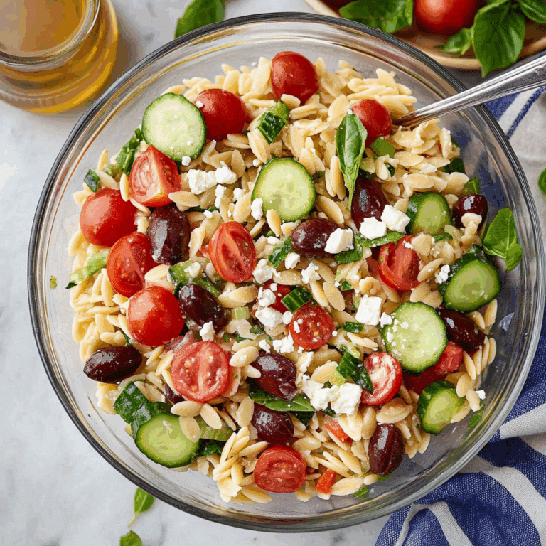 Greek Orzo Salad