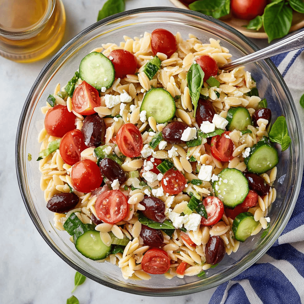 Greek Orzo Salad