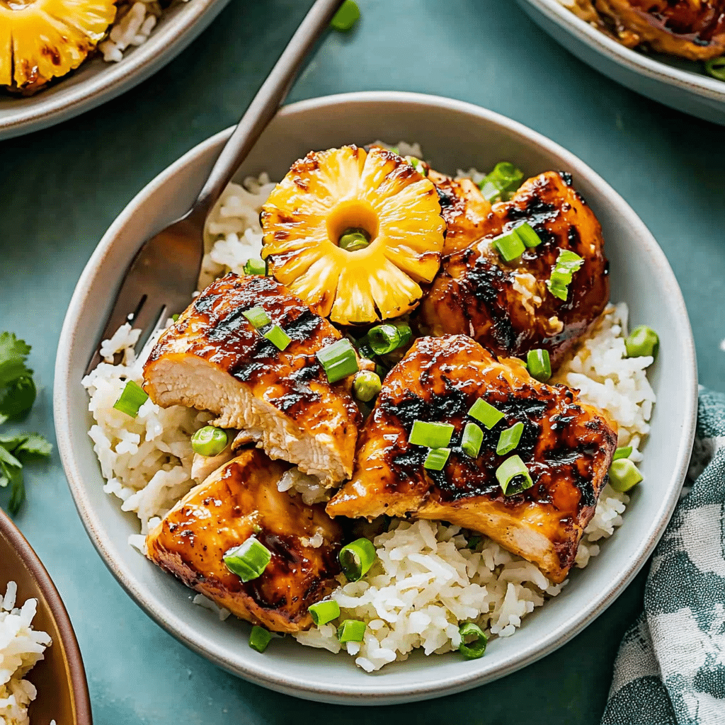 Hawaiian Pineapple Chicken and Rice Recipe