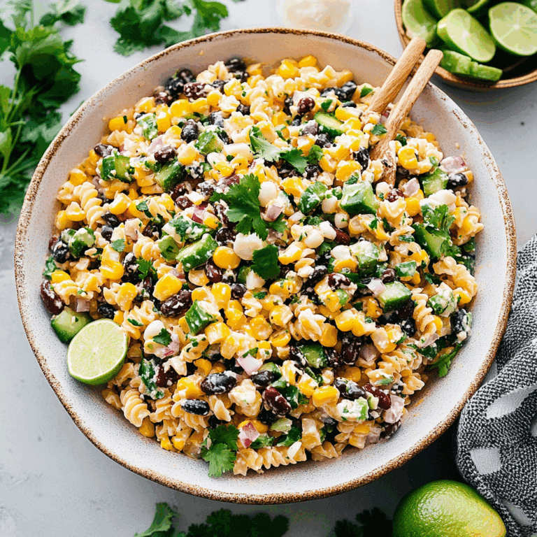 Mexican Street Corn Pasta Salad