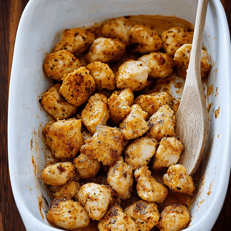 Oven Baked Chicken Bites