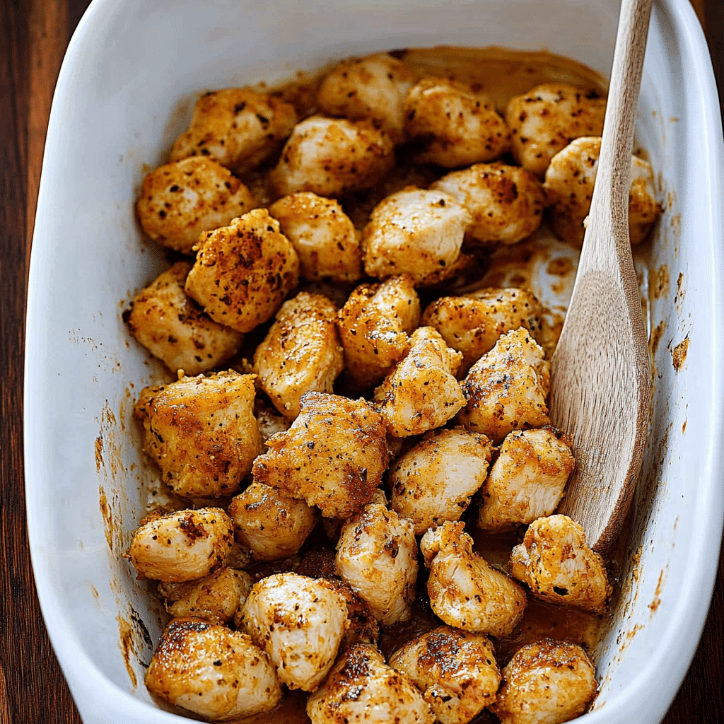 Oven Baked Chicken Bites