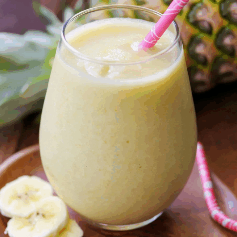 Pineapple and Banana Smoothie