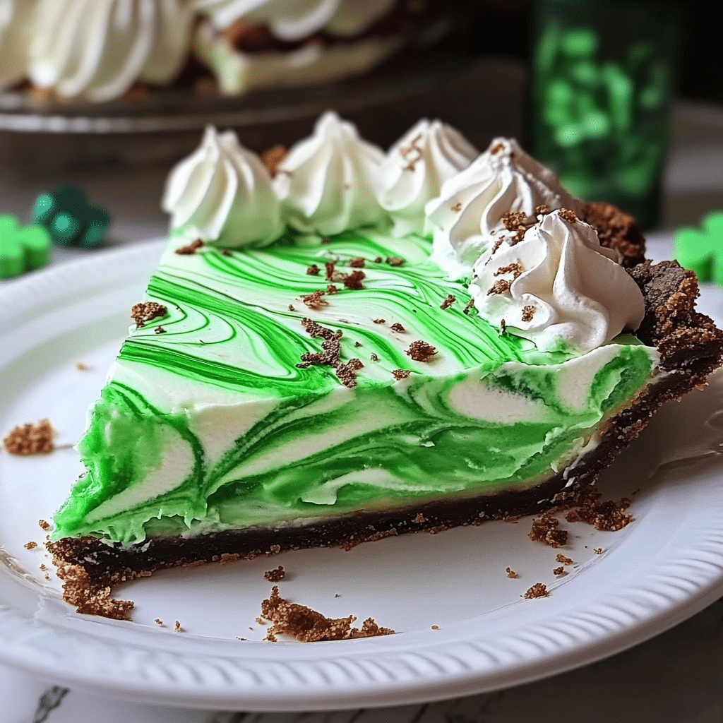 Shamrock Swirl Pie
