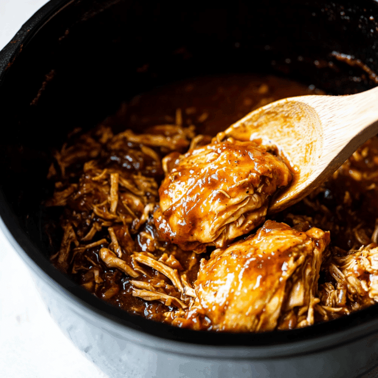 Slow Cooker BBQ Chicken Thighs