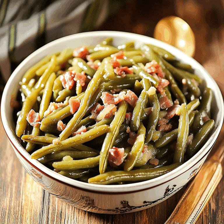 Southern Crockpot Green Beans Recipe