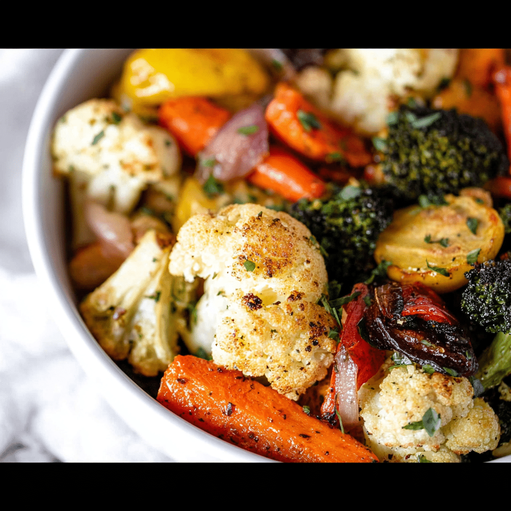Cheesy Normandy Blend Roasted Vegetables