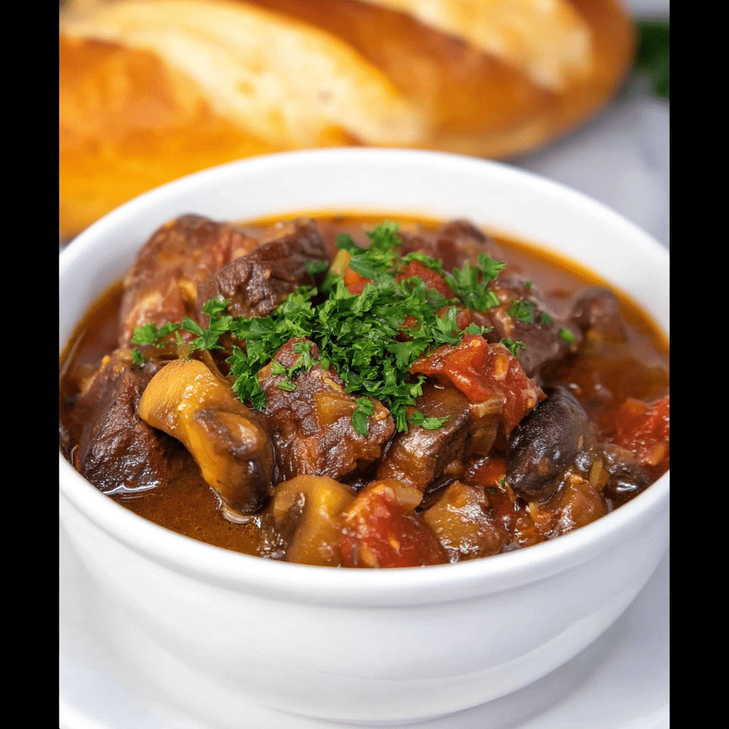 BBQ Slow Cooker Beef Stew