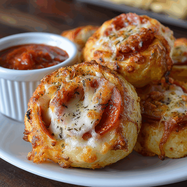 Cheesy Pepperoni Pizza Rolls