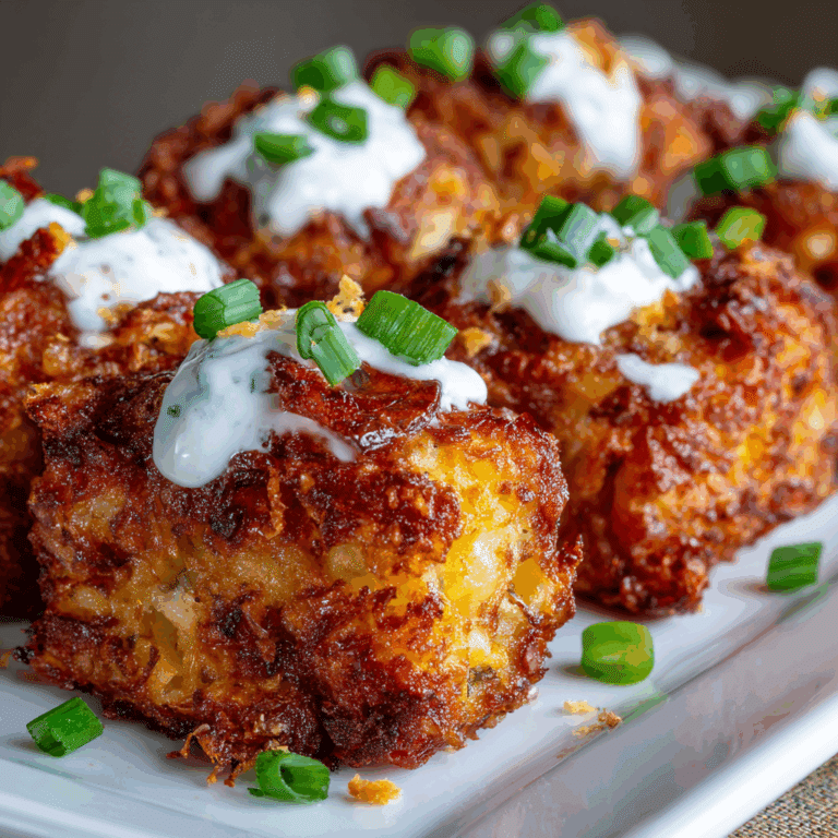 Crispy Hashbrown Sausage Bites