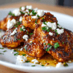 Crispy Hot Honey Feta Chicken