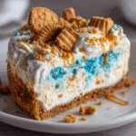 No Bake Cookie Monster Cheesecake