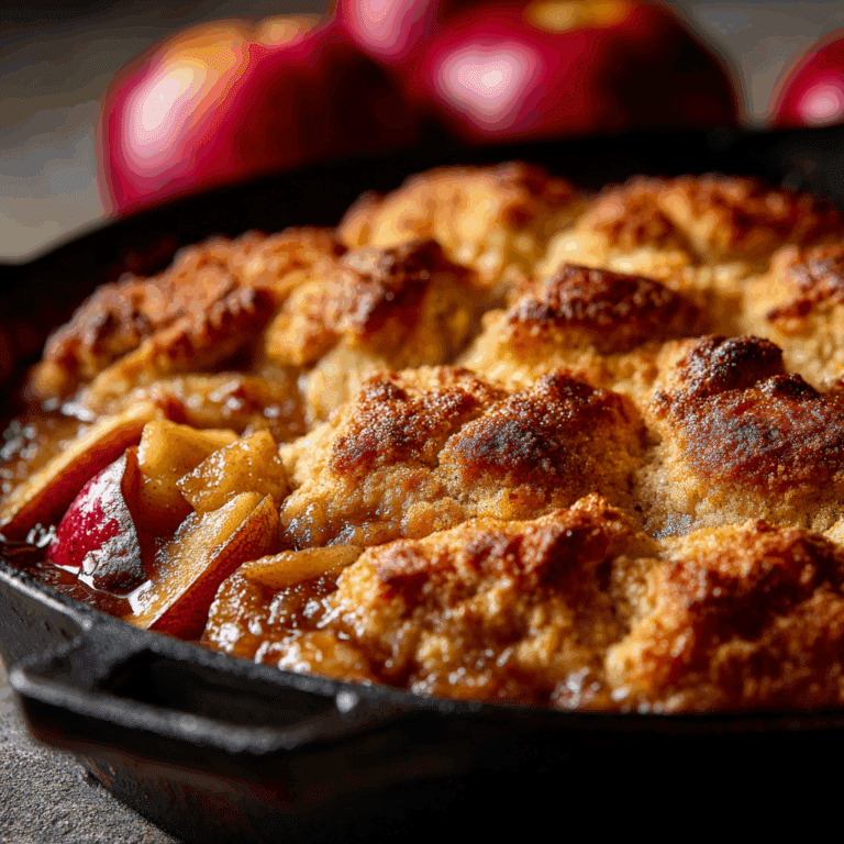 Old Fashioned Apple Cobbler with Fresh Apples