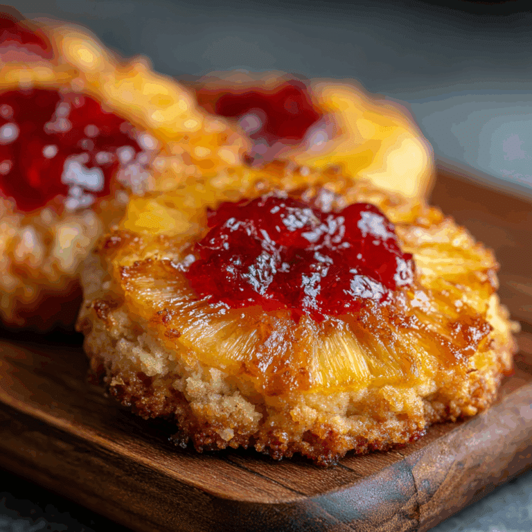 Pineapple Upside Down Cookies