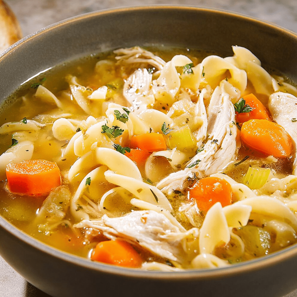 Slow Cooker Chicken and Noodles