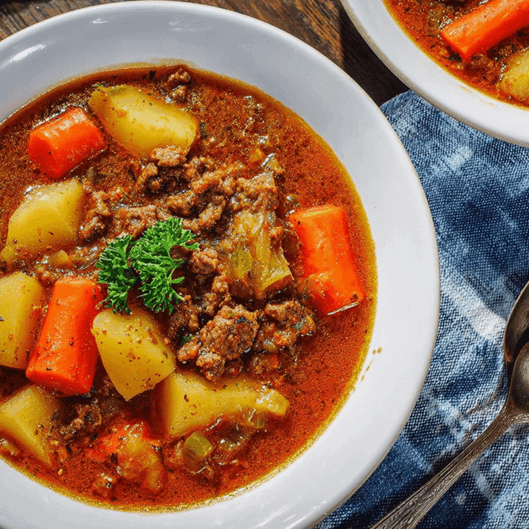 Slow Cooker Poor Man’s Stew