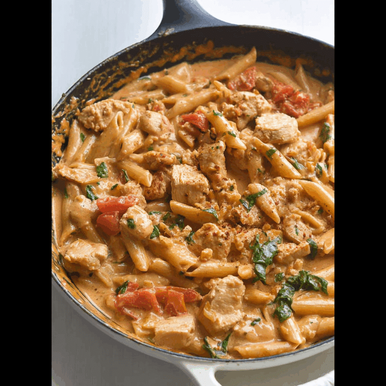 Spicy Chicken Pasta with Creamy Tomato Sauce