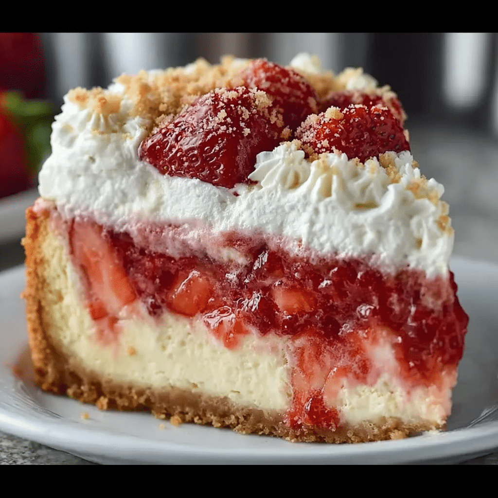 Strawberry Shortcake Cheesecake