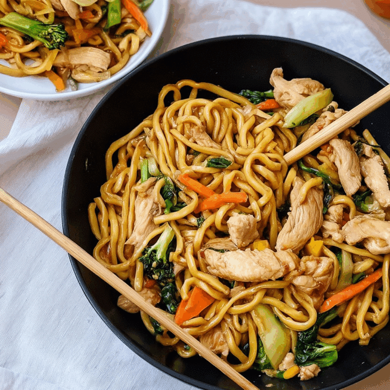Chicken Noodle Stir Fry