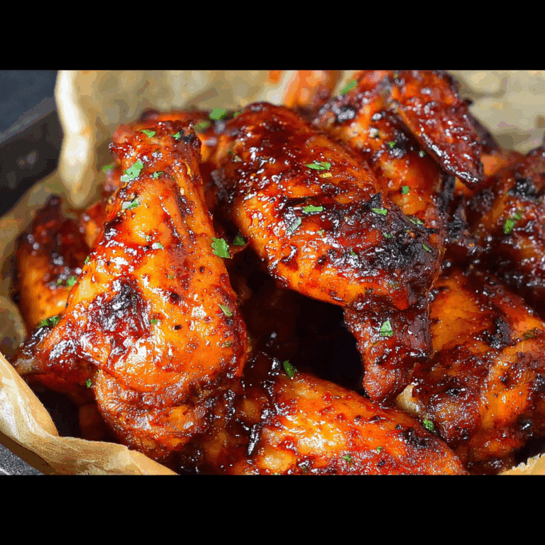 Garlic Chili Smoked Chicken Wings