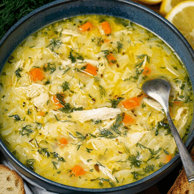 Lemon Chicken Soup