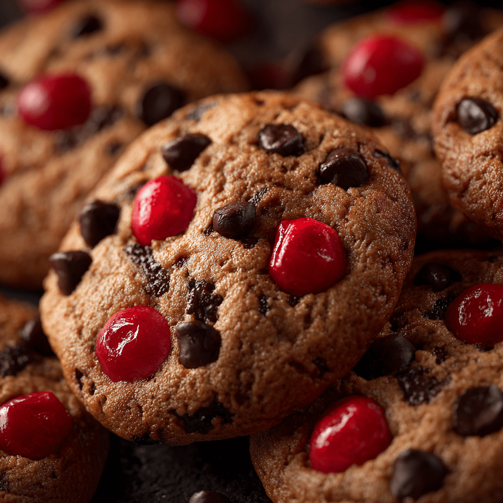 Maraschino Cherry Chocolate Chip Cookies