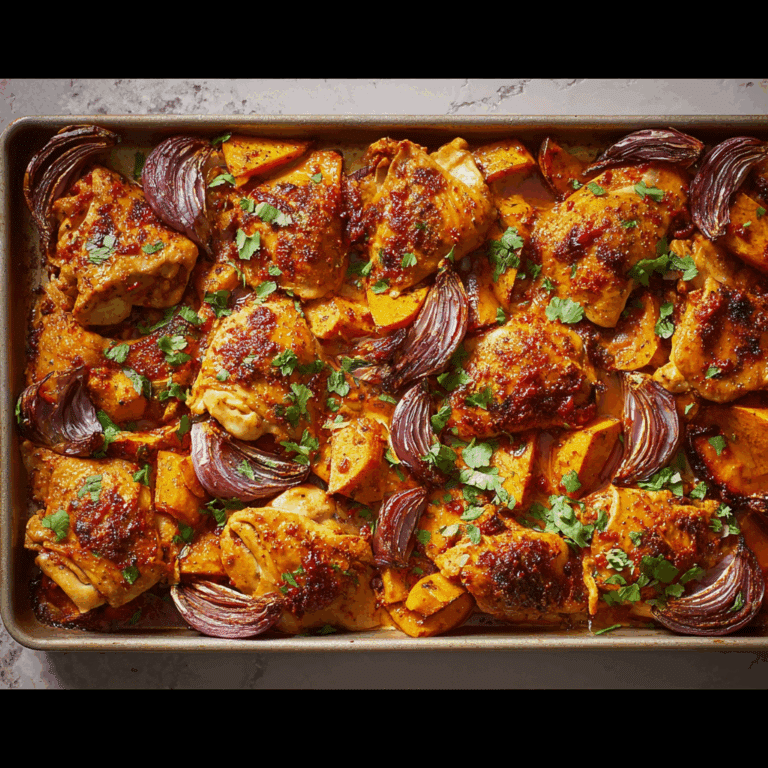 Sheet Pan Harissa Chicken