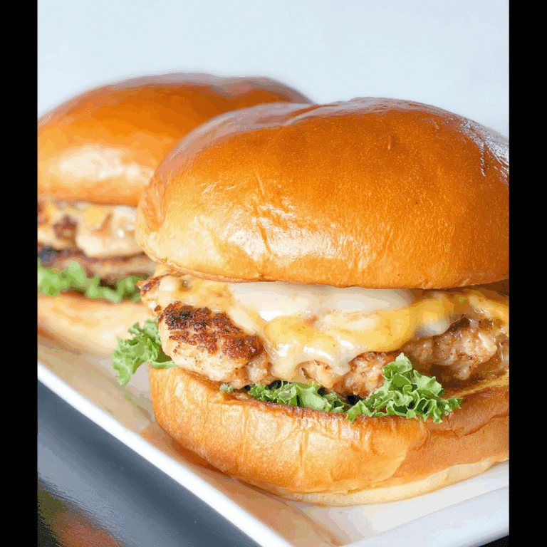 Smoked Paprika Chicken Smash Burgers