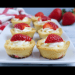 Strawberry Cheesecake Cookie Cups