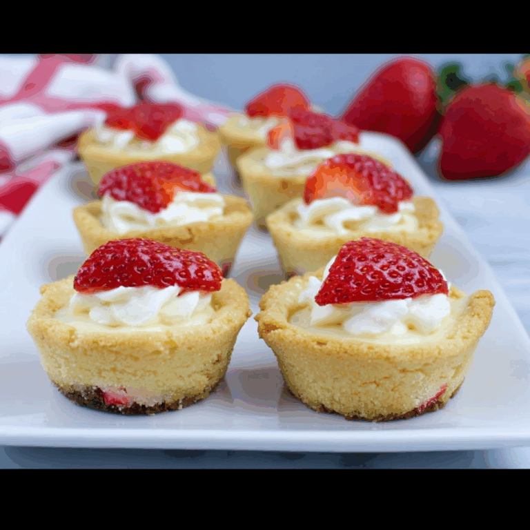 Strawberry Cheesecake Cookie Cups