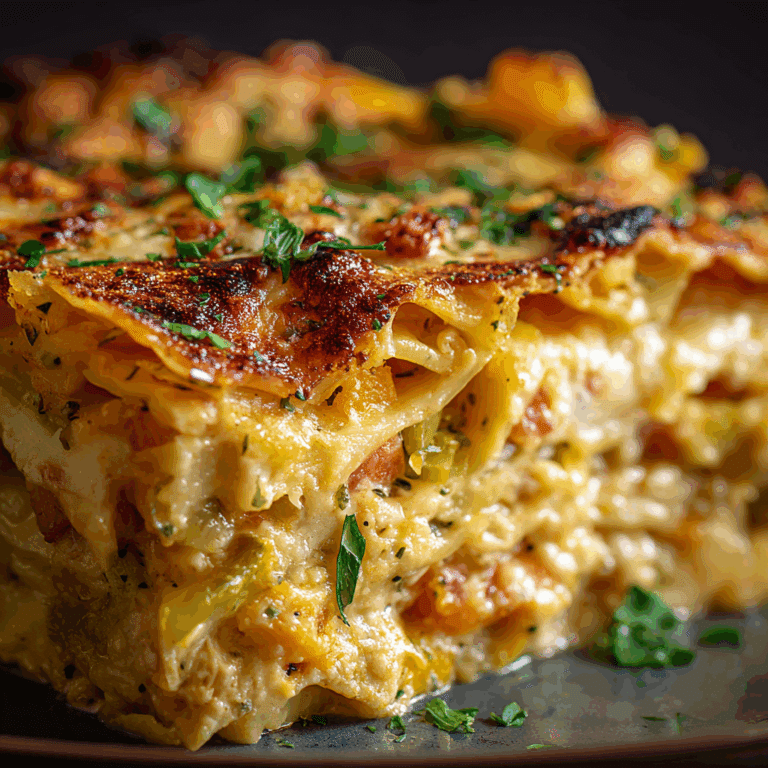 Autumn Lasagne with Leek & Butternut Squash