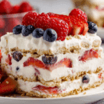 Berry Icebox Cake with Vanilla Layers