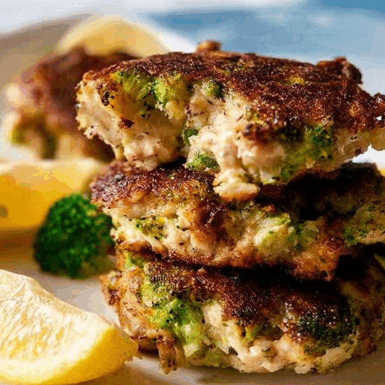 Chicken and Broccoli Burgers