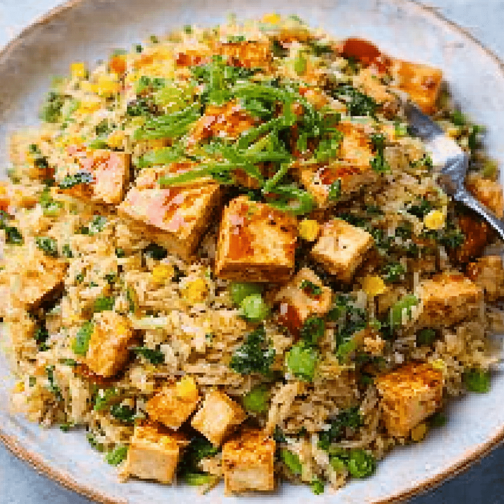 Chili Cheese Paneer with Herb Rice